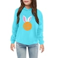 thumbnail image 1 of UACY Toddler Kids Cute Printed Hooded Sweatshirt Pullover Hoodie, Casual Yoga Sports Top for Boys Girls, Soft Long Sleeve Outdoor Playwear (Sky Blue, 10-11 Years), 1 of 2