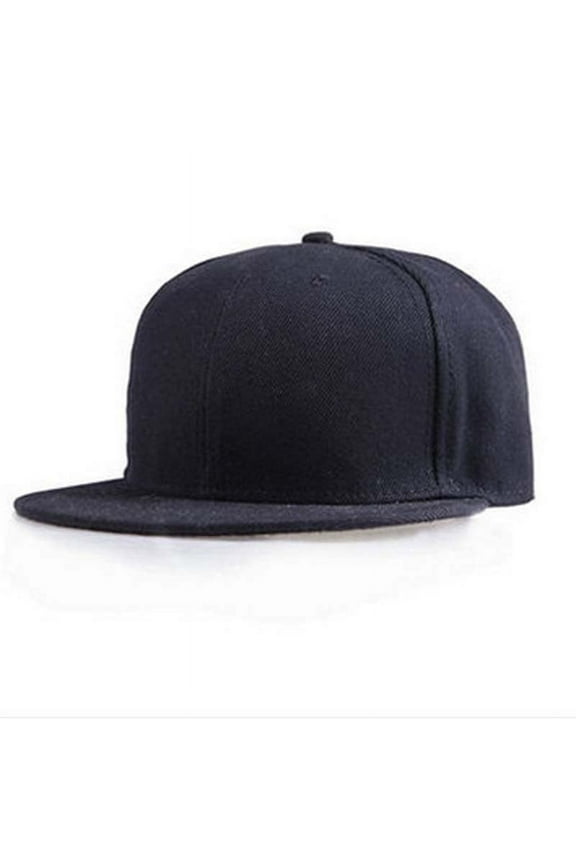Unisex Baseball Cap for Men and Women Fashion Unisex Plain Snapback Solid Color Hats Hop Pure Color Adjustable Baseball Cap BK
