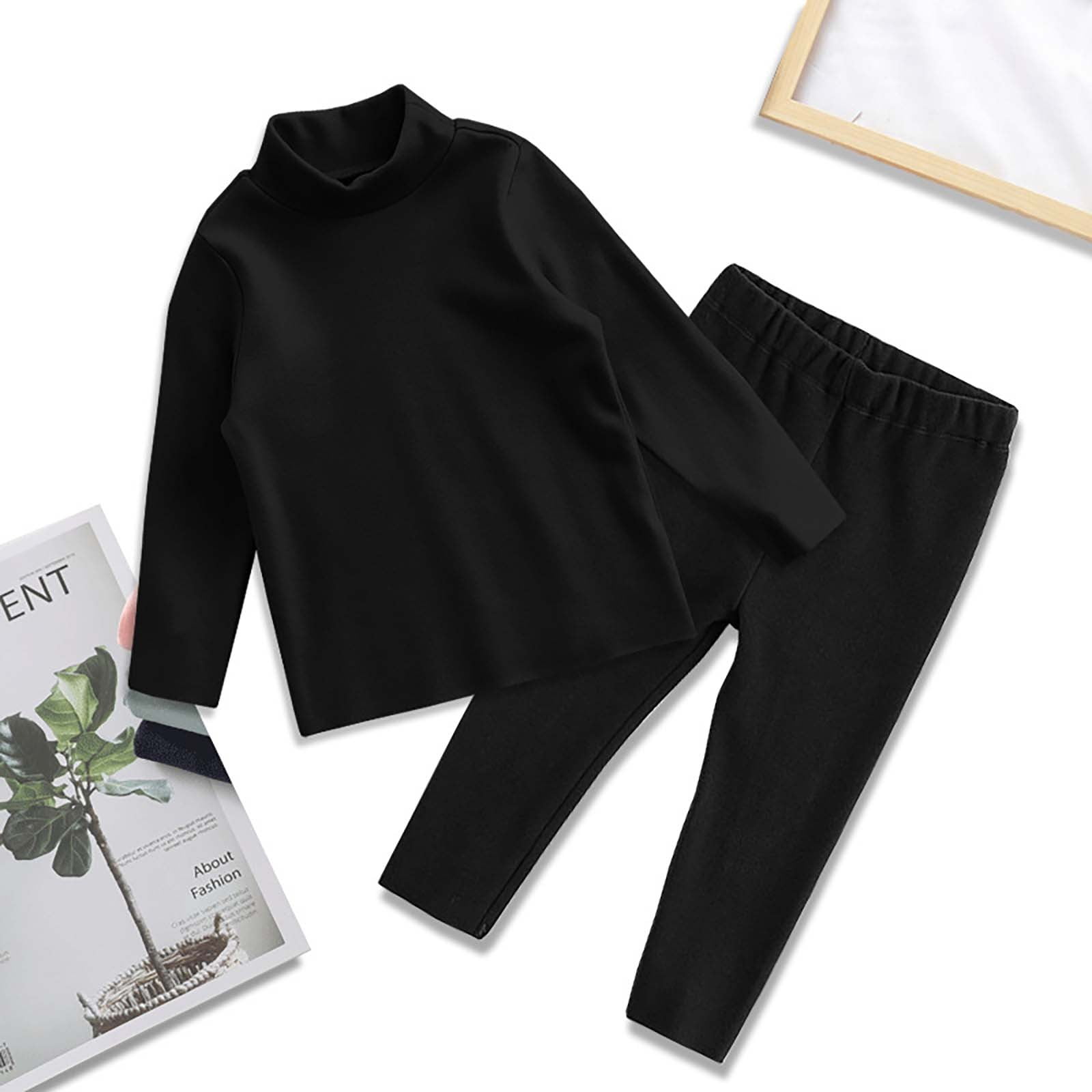 UACY Winter 2-Set Thermal Underwear for Boys and Girls, Long Warm ...