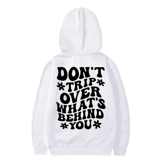 UACY Youth Letter Graphic Hoodie for Kids Boy Girl Pullover Hoodie Sweatshirt Y2K Drop Shoulder Long Sleeve Pullover Top (White, 5-6 Years)