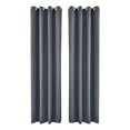 thumbnail image 1 of UAEBM Energy-Saving Blackout Curtains - Soundproof and Heat-Insulating Drapes with Modern Scandinavian Design for Bedroom, Living Room, and Nursery gray, 1 of 5