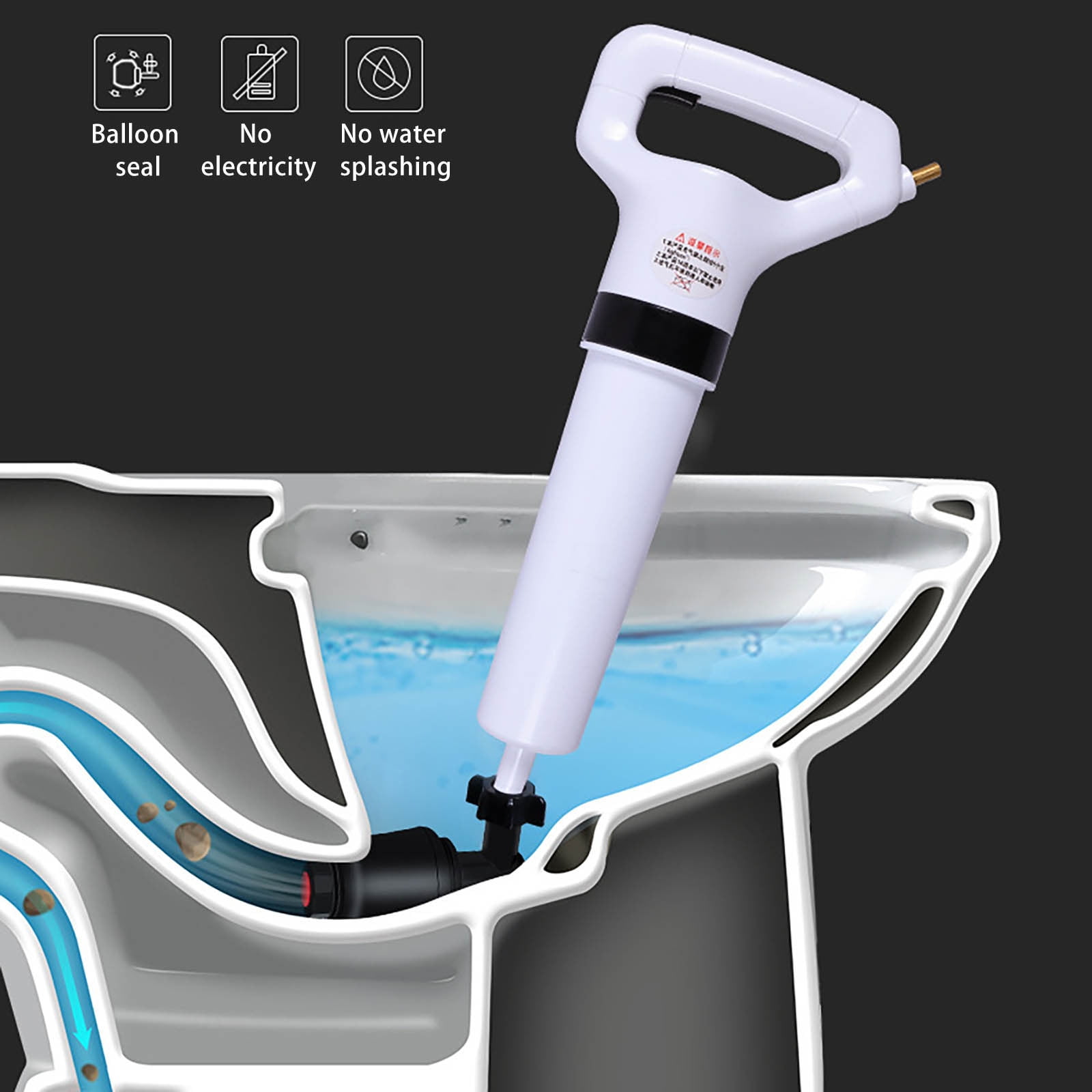 UAEBM MultiPurpose Drain Unblocker Tool HighPressure Gas for