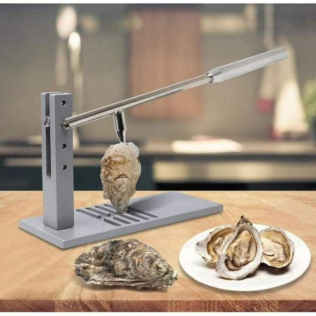 UAEBM Stainless Steel Oyster Shucking Tool Set Clam Opener Machine with ...