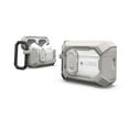 thumbnail image 1 of UAG AirPods Pro 2nd Gen Case with Lock Plasma, Rugged Hard Shell Military Grade Protective Cover with Secure Lock Lid & Detachable Carabiner Clip, Titanium, 1 of 7