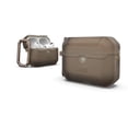 thumbnail image 1 of UAG AirPods Pro 3rd Gen Case, Translucent Rugged Military Grade Drop Proof Protective Cover with Detachable Carabiner Clip & Secure Lip Closure, Scout Coyote Translucent, 1 of 7