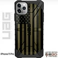 thumbnail image 1 of UAG Apple iPhone 11 Pro [5.8" Screen] Limited Edition Case Urban Armor Gear by EGO Tactical - OD Green Subdued US Flag Reversed, 1 of 6