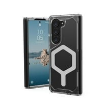 UAG Case for Samsung Galaxy Z Fold 5 2023 Plyo Pro Ice/Silver, Premium Rugged Anti-Yellowing Transparent Clear Compatible with Magnetic Charging Heavy Duty Slim Protective Cover by URBAN ARMOR GEAR