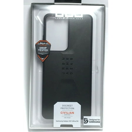 UAG - Civilian Series Hard shell Case for Samsung Galaxy S21 Ultra 5G - Black
