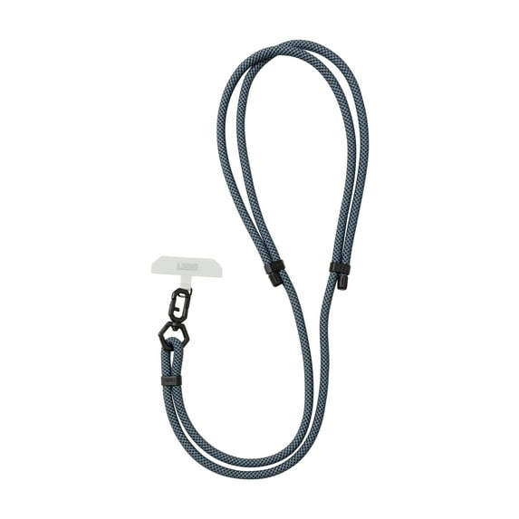 UAG Crossbody Phone Lanyard 7mm - Slim Adjustable Paracord Anti-Theft Anti-Drop Body Strap for Galaxy iPhone Cases, Civilian Cloud Blue