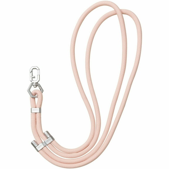 UAG Crossbody Phone Lanyard 7mm - Slim Adjustable Paracord Anti-Theft Anti-Drop Body Strap for Galaxy iPhone Cases, Civilian Rose Quartz