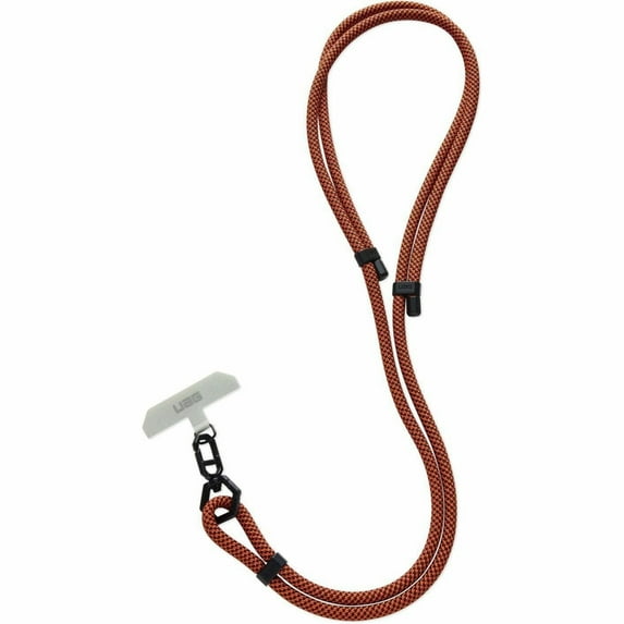 Urban Armor Gear Civilian Slim Crossbody Lanyard, Rust/Black