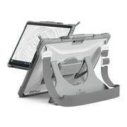 UAG Microsoft Surface Pro 11/10/9 Case Plasma Healthcare White/Gray Dropproof Rugged Protective Cover with Multi-angle Built-in Kickstand Pen Holder Hand & Shoulder Strap