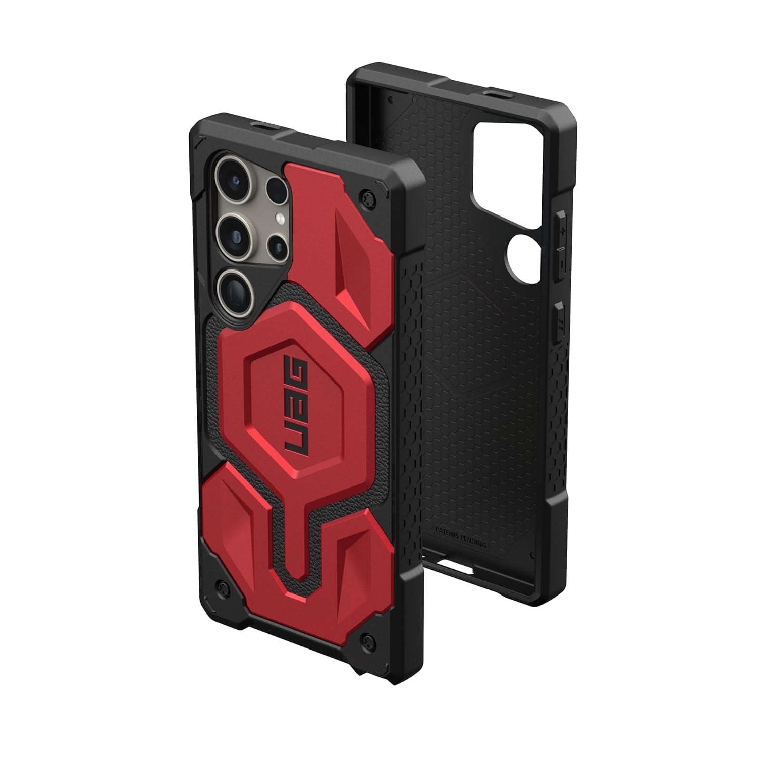 UAG Designed for Samsung Galaxy S24 Ultra Case 6.8" Monarch Pro Crimson, Charging