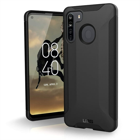 UAG Designed for Samsung Galaxy A21 Case Scout [Black] Rugged Feather-Light Military Grade Drop Tested Protective Cover