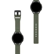 UAG Designed for Samsung Galaxy Watch6 40/44mm, Watch6 Classic 43/47mm Fits 20mm Lug Scout Sporty Silicone Replacement Watch Strap, Foliage Green