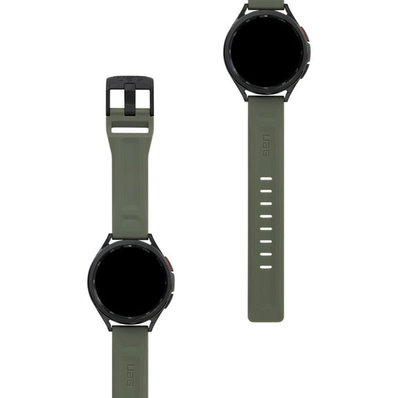 UAG Samsung Galaxy Watch Band Fits 20mm Lug Galaxy Watch 7/6 40/44mm, Watch 6 Classic 43/47mm, Quick Release Soft Silicone Replacement Sport Strap, Scout Foliage Green
