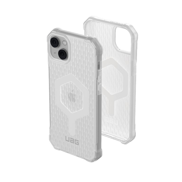 UAG Designed for iPhone 14 Plus Case Clear Frosted Ice 6.7 Essential Armor  Built-in Magnet Compatible with MagSafe Charging Ultra Thin Ergonomic  Translucent Protective Cover by URBAN ARMOR GEAR 