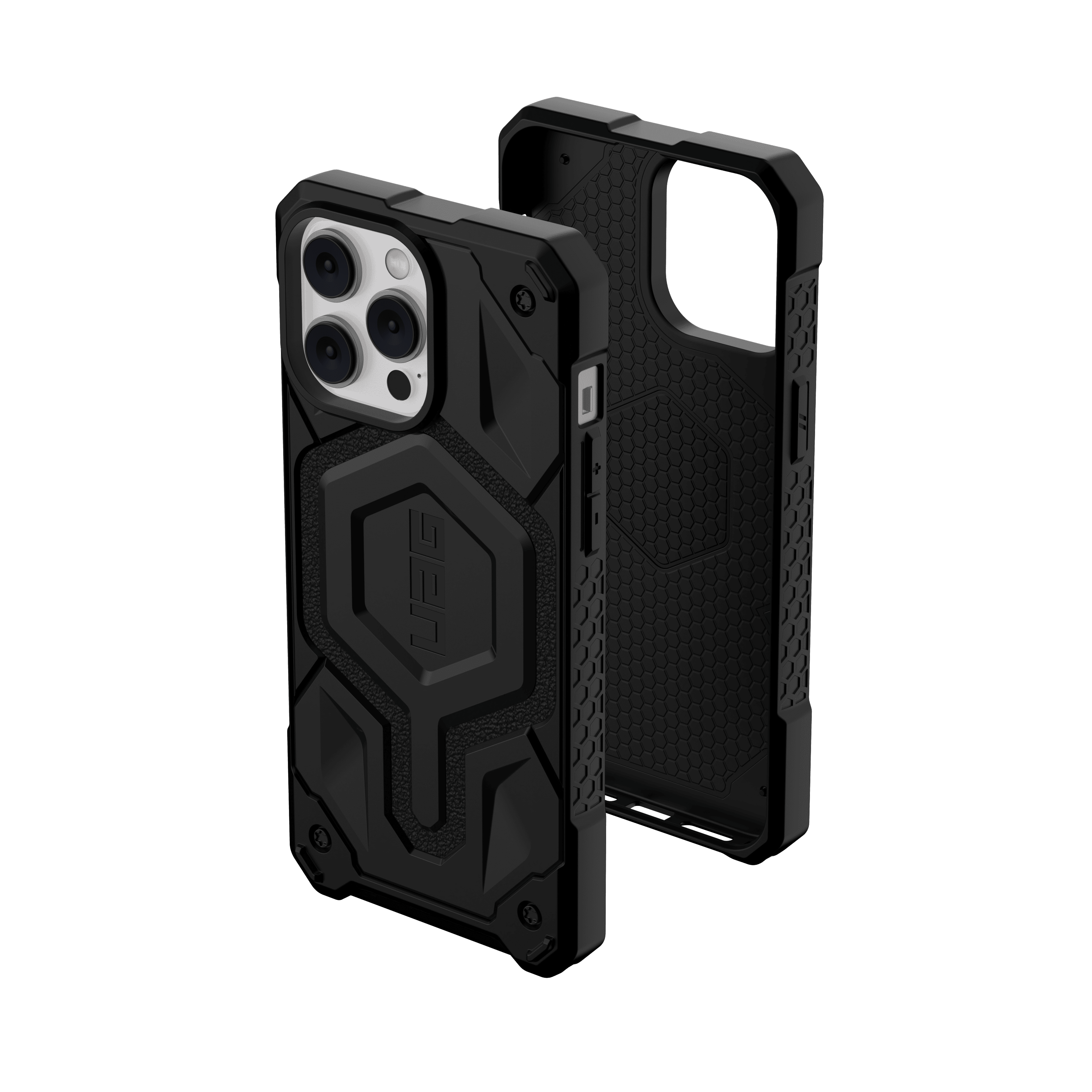 UAG Designed for iPhone 14 Pro Case Silver 6.1 Monarch Pro Built-in Magnet  Compatible with MagSafe Charging Rugged Shockproof Dropproof Premium