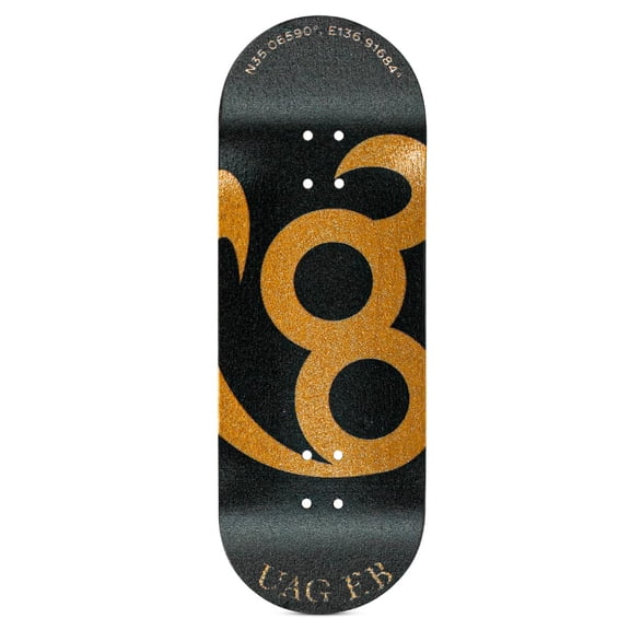 UAG FB UAG Fingerboard Deck - Overflow Logo Gold, 34mm