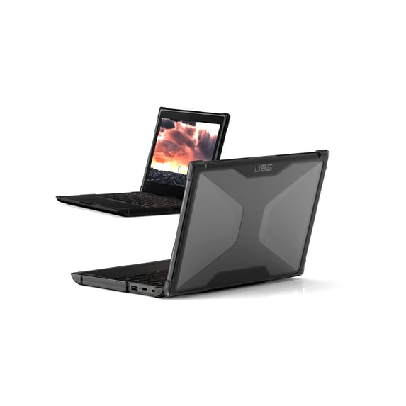 UAG Lenovo 100e Chromebook (2nd Gen, MKT) & (2nd Gen, AST) Case, 11.6" Laptop for Education - Heavy Duty, Rugged Lightweight Drop Protective Cover, Plyo Transparent Ash
