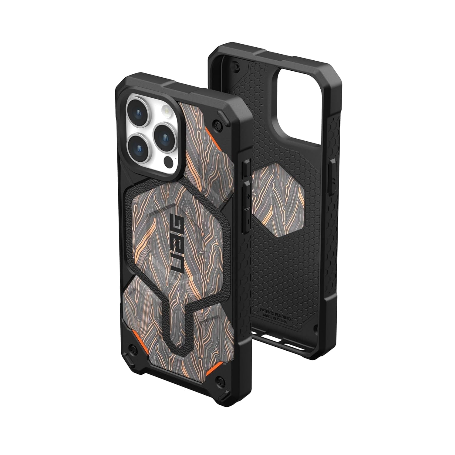 UAG [Limited Edition] iPhone 15 Pro Max Case 6.7" Monarch Pro G-10, Built-in Magnet Compatible with MagSafe Charging Premium Garolite&nbsp;Rugged MIL-STD Protective Cover