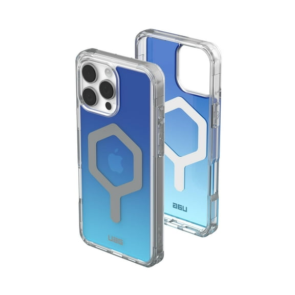 UAG [Limited Edition] iPhone 16 Pro Max Case 6.9" Plyo - Compatible with MagSafe Charging Rugged Anti-Yellowing Transparent Military Grade Protective Cover, Blue Ombre