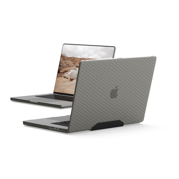 UAG MacBook Pro 16" Case M5 2026 M4 2024 M3 2023 Pro/Max Chip - Rugged One Piece Hardshell Transparent Clear Scratch Resistant Protective Cover, Essential Armor Ash
