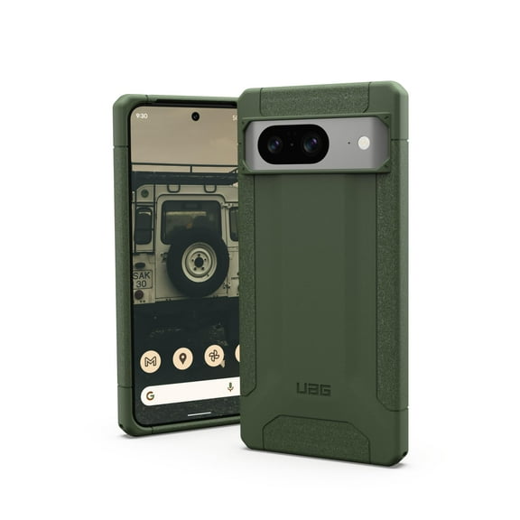 UAG Made for Google Pixel 8 Case Scout Green Olive Drab, Slim Rugged Premium Impact Resistant Military Drop Tested Protective Cover by URBAN ARMOR GEAR
