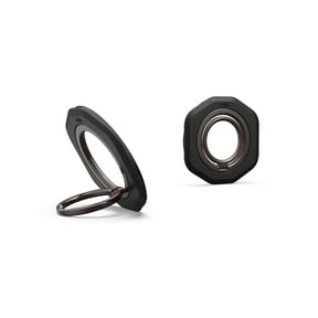 UAG Mag Ring Stand LT - Ultra Strong Magnet MagSafe Compatible Metal Phone Ring Grip 360 Rotation Multi-viewing Kickstand, Black