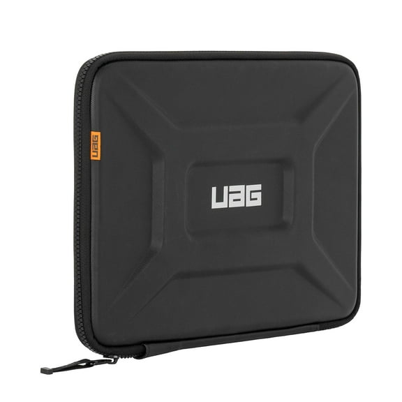 UAG Medium Sleeve for 11-13-inch Devices Rugged Tactile Grip Weatherproof Protective Slim Secure Laptop/Tablet Sleeve, Black