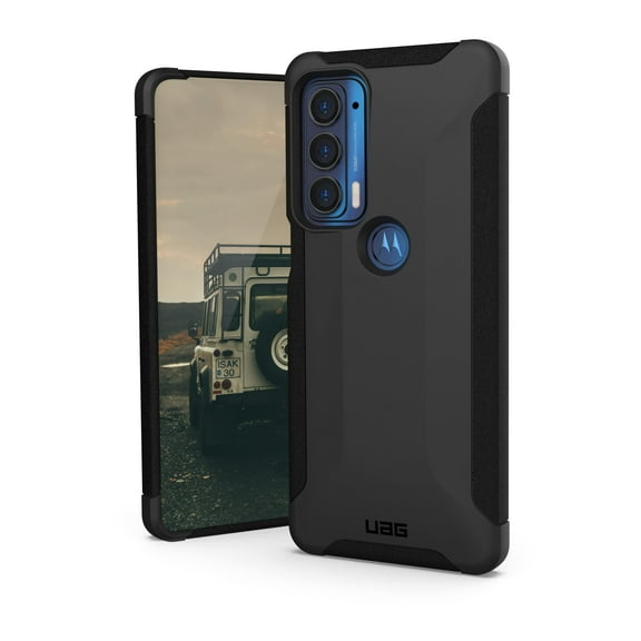 UAG Motorola Moto Edge (2021) Case (USA & CA Models Only) [6.8-inch Screen] Scout Rugged Sleek Shockproof Lightweight Military Drop Tested Protective Cover, Black