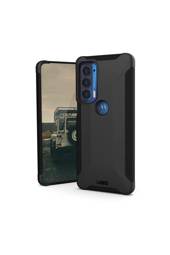 UAG Motorola Moto Edge (2021) Case (USA & CA Models Only) [6.8-inch Screen] Scout Rugged Sleek Shockproof Lightweight Military Drop Tested Protective Cover, Black