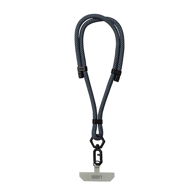 UAG Phone Lanyard Wrist Strap 7mm Adjustable Paracord Wrist Tethers Lanyard for iPhone Cases Civilian Cloud Blue