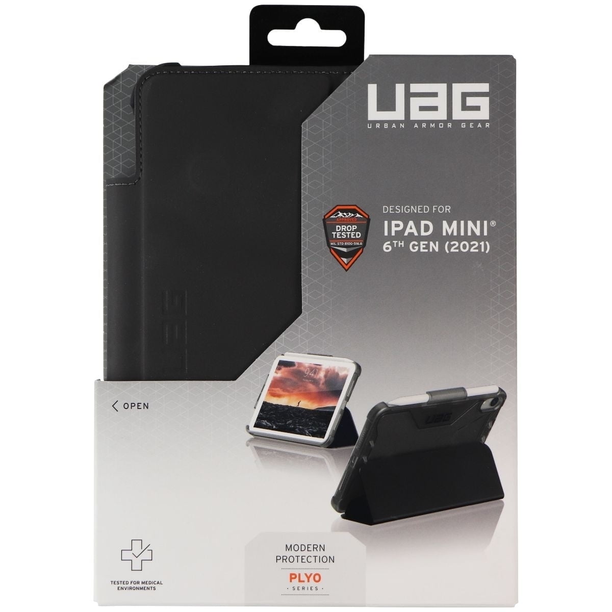 UAG Plyo Series Folio Case for iPad mini 6th Gen (2021) - Ice/Tinted
