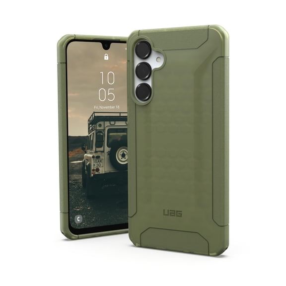 UAG Samsung Galaxy A16 5G SM-A166 Scout Case, Transparent Clear Rugged Heavy Duty Shockproof Anti-Slip Military Grade Protective Cover, Olive