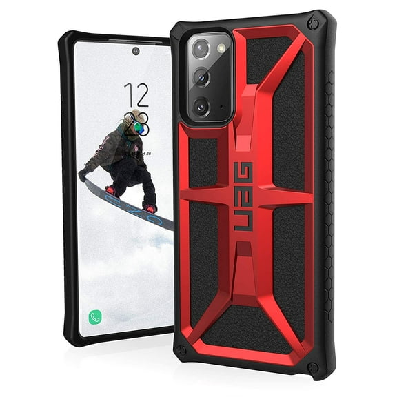 UAG Samsung Galaxy Note20 5G Case [6.7-inch screen] Rugged Lightweight Slim Shockproof Monarch Protective Cover, Crimson