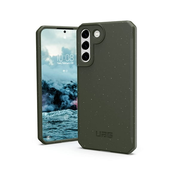 UAG Samsung Galaxy S22 Plus 5G Case [6.6-inch Screen] 100% Biodegradable, Compostable, Mindful Eco-Friendly Ultra Slim Outback Biodegradable Protective Cover, Olive