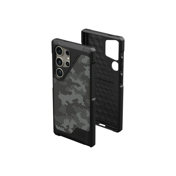 UAG Samsung Galaxy S24 Ultra Case 6.8" Metropolis LT Micro Hex Camo Graphite, Magnetic Charging Rugged Military Drop-Proof Impact Resistant Non-Slip Protective Cover