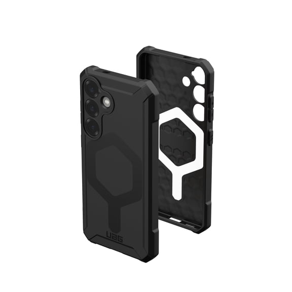 UAG Samsung Galaxy S25 Case 6.2" Essential Armor - Compatible with Magnetic Charging Rugged Military Drop Tested Anti-Slip Protective Cover, Black