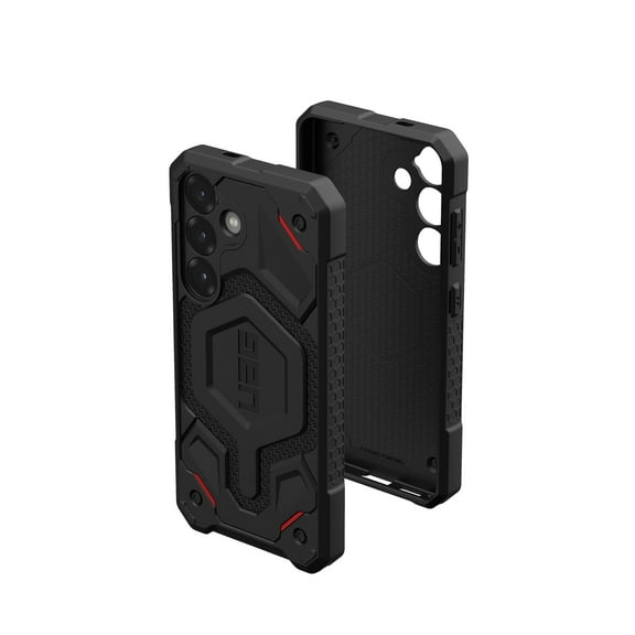 UAG Samsung Galaxy S25 Case 6.2" Monarch Pro - Compatible with Magnetic Charging Premium Rugged Military Drop Tested Protective Cover, Kevlar Black