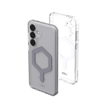 UAG Samsung Galaxy S25 Plus Case 6.7" Plyo Pro - Compatible with Magnetic Charging Transparent Rugged Military Drop Tested Protective Cover, Ice/Silver