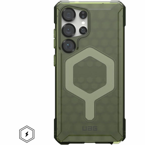 UAG Samsung Galaxy S25 Ultra Case 6.8" Essential Armor - Compatible with Magnetic Charging Rugged Military Drop Tested Anti-Slip Protective Cover, Olive Drab