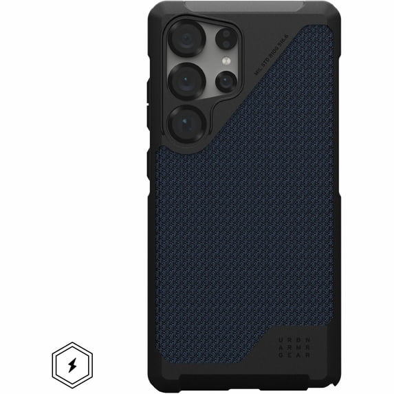 UAG Samsung Galaxy S25 Ultra Case 6.8" Metropolis LT - Compatible with Magnetic Charging Impact-Resistant Rugged Military Drop Tested Protective Cover, Kevlar Mallard