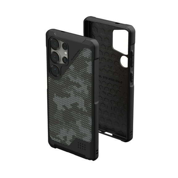 UAG Samsung Galaxy S25 Ultra Case 6.8" Metropolis LT - Compatible with Magnetic Charging Impact-Resistant Rugged Military Grade Protective Cover, Micro Hex Camo Graphite