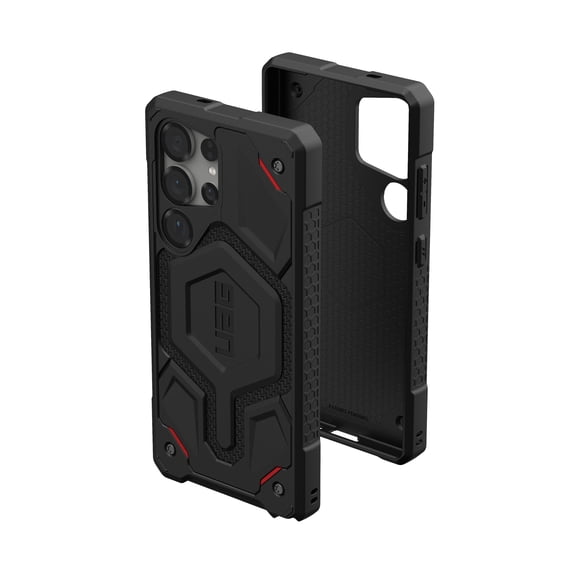 UAG Samsung Galaxy S25 Ultra Case 6.8" Monarch Pro - Compatible with Magnetic Charging Premium Rugged Military Drop Tested Protective Cover, Kevlar Black