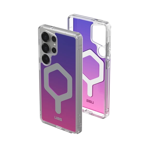 UAG Samsung Galaxy S25 Ultra Case 6.8" Plyo Pro - Compatible with Magnetic Charging Translucent Rugged Military Drop Tested Protective Cover, Purple/Pink Ombre