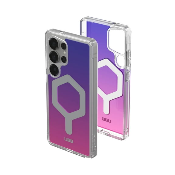UAG Samsung Galaxy S25 Ultra Case 6.8" Plyo Pro - Compatible with Magnetic Charging Translucent Rugged Military Drop Tested Protective Cover, Purple/Pink Ombre