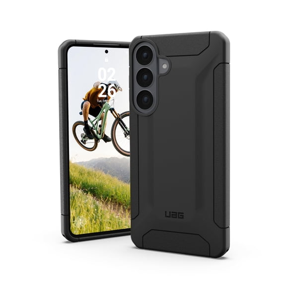 UAG Samsung Galaxy S26 FE Case Scout Black, Non-Slip Grip, Slim, Shockproof, Heavy Duty, Military-Grade Drop Tested, Rugged Protective Cover
