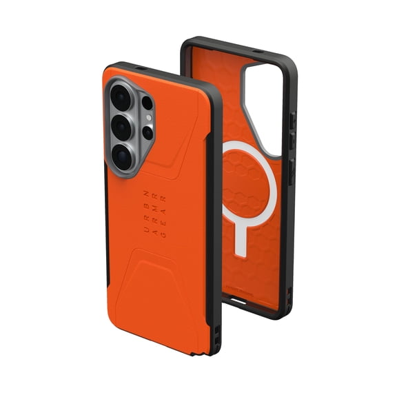 UAG Samsung Galaxy S26 Ultra Case 6.9" Civilian - Magnetic Charging Compatible Rugged Military Drop Tested Protective Cover, Orange