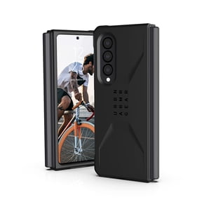 UAG Samsung Galaxy Z Fold3 5G (2021) Case Civilian Sleek Ultra-Thin Shock-Absorbent Protective Cover, Black